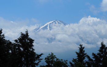 ③ 足和田山山頂からの富士